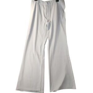 Area Stars Womens Wide Leg Trousers Light Grey Elastic Back Pants Size M NEW